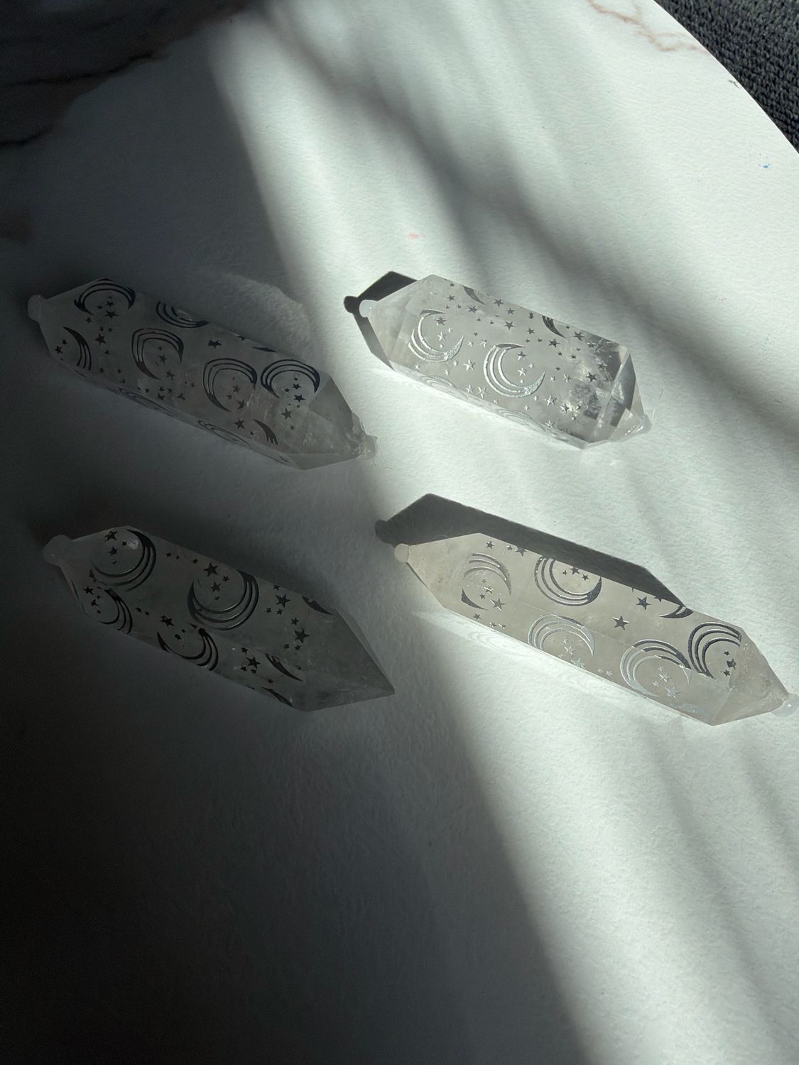 Doppelender Bergkristall Sonne & Mond