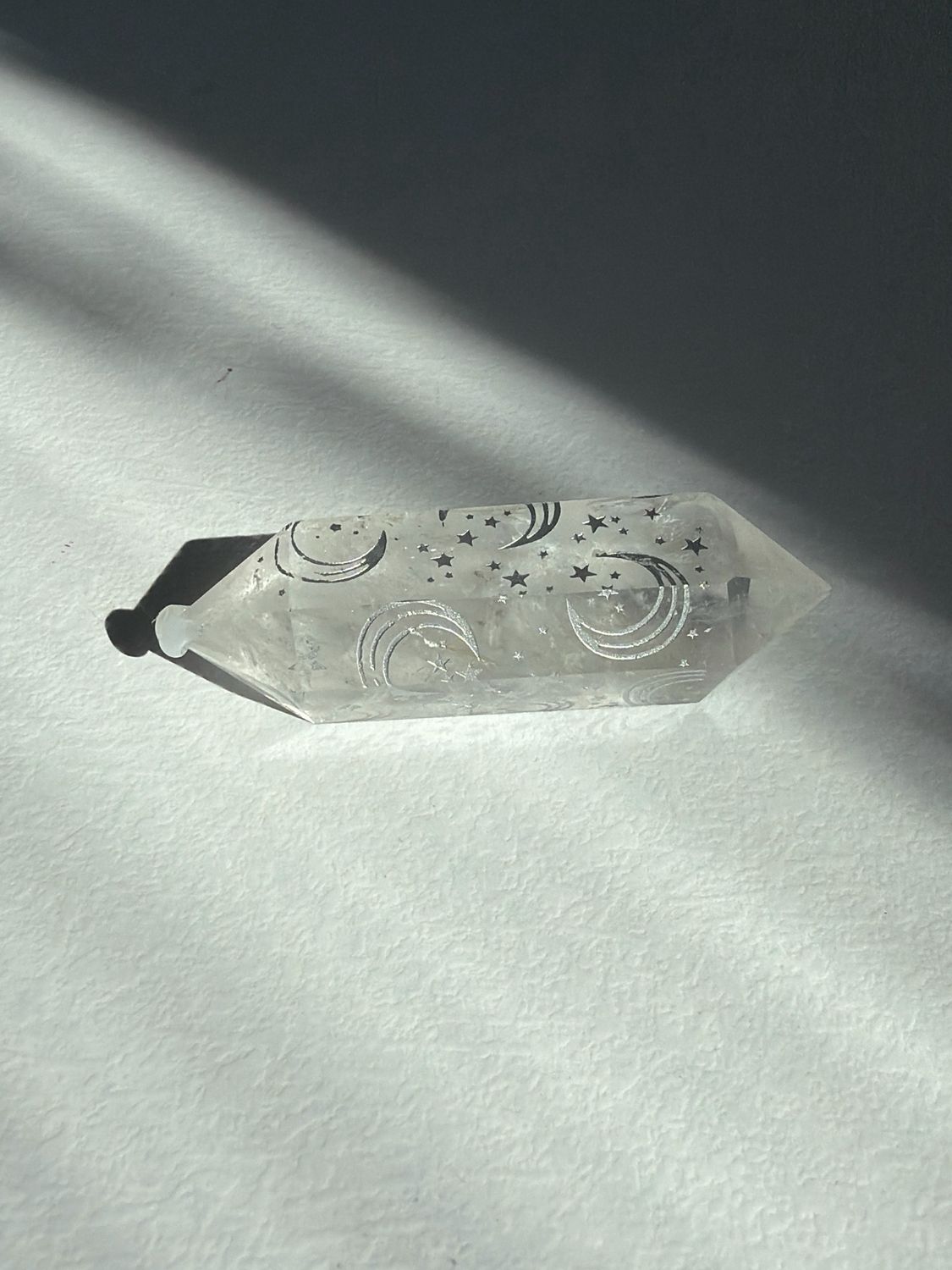 Doppelender Bergkristall, Sonne & Mond B-Ware