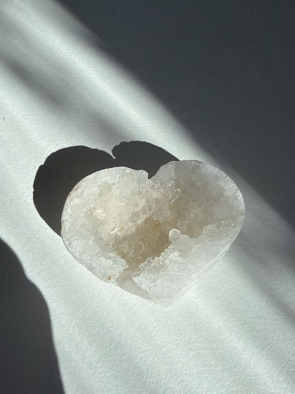 Quarz Geodenherz Quarz Geodenherz