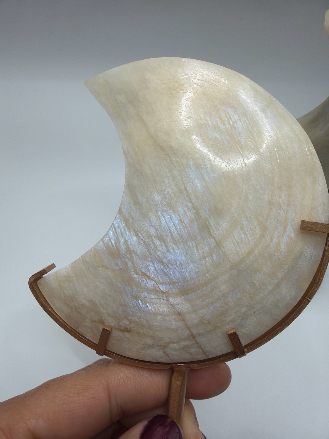 Beiger Mondstein Mond Beiger Mondstein Mond