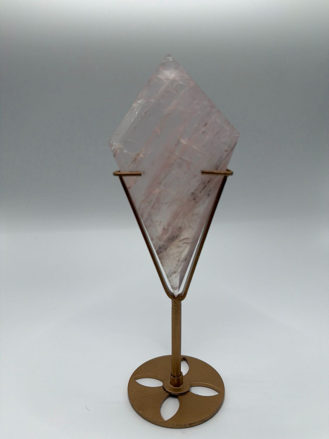 Diamant Form Rosenquarz