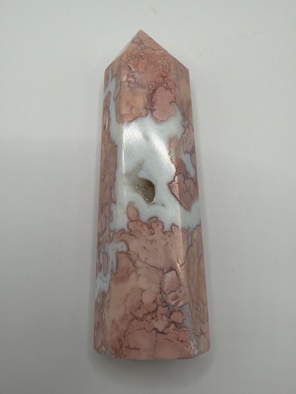 Pinker Achat Turm Pinker Achat Turm