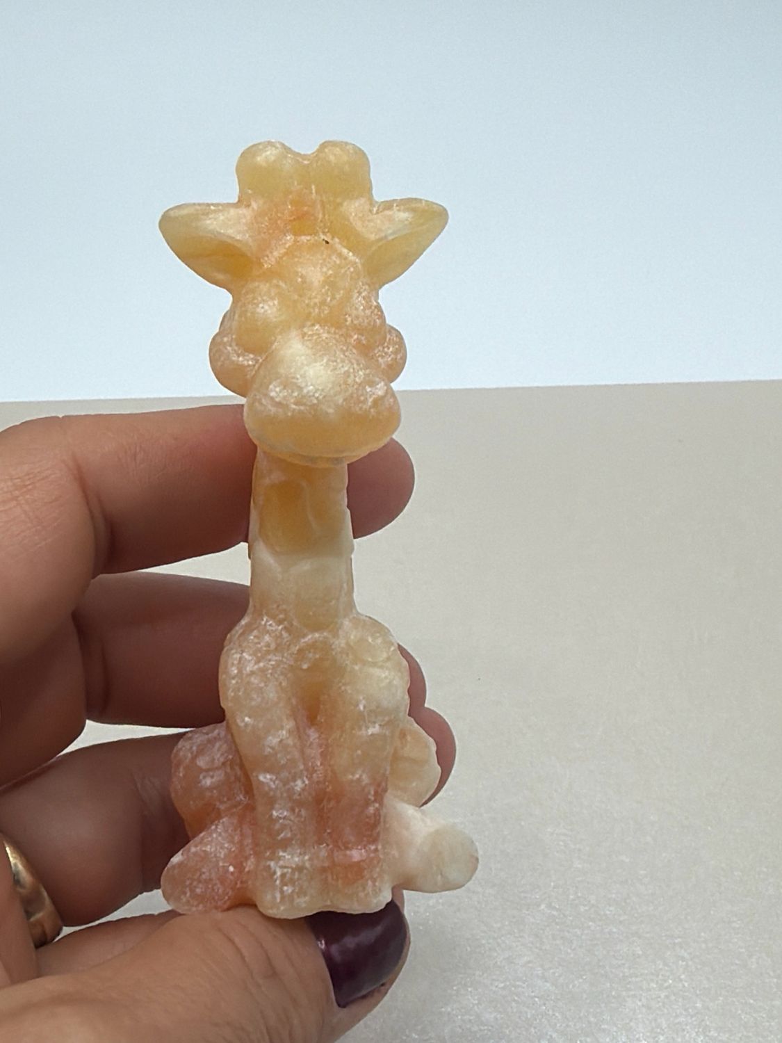 Giraffe Orangencalcit Giraffe Orangencalcit