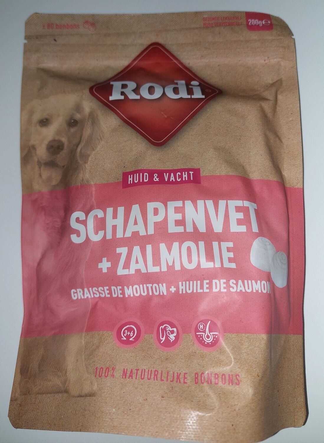 Rodi Exclusive schapenvet bonbons zalm 200gr