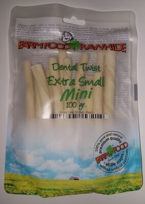 Farm Food Rawhide dental twist mini 100gr