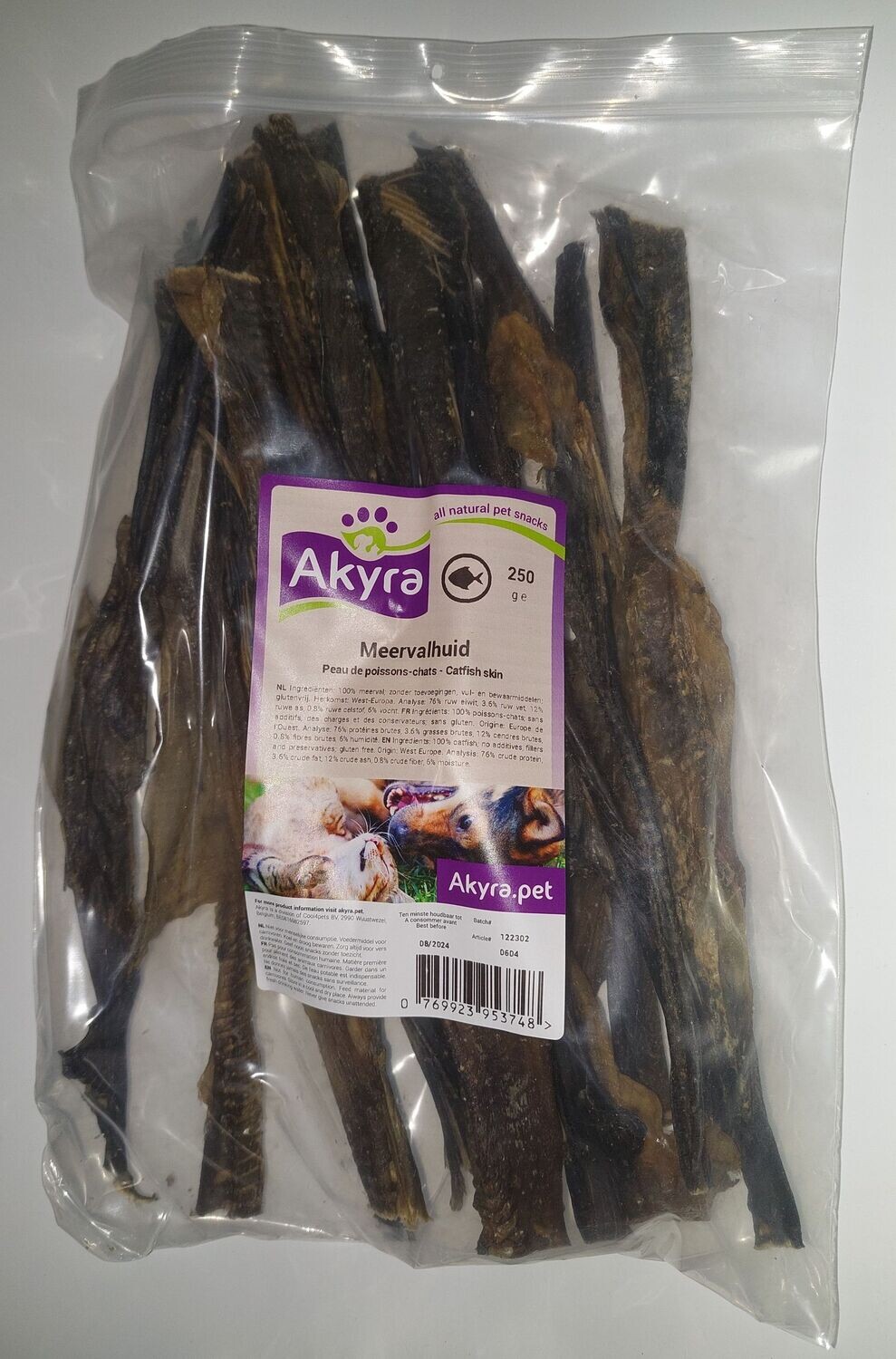 Akyra Meervalhuid 250gr (10-20cm)