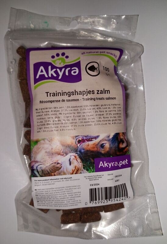 Akyra Trainingshapjes zalm 100 gr