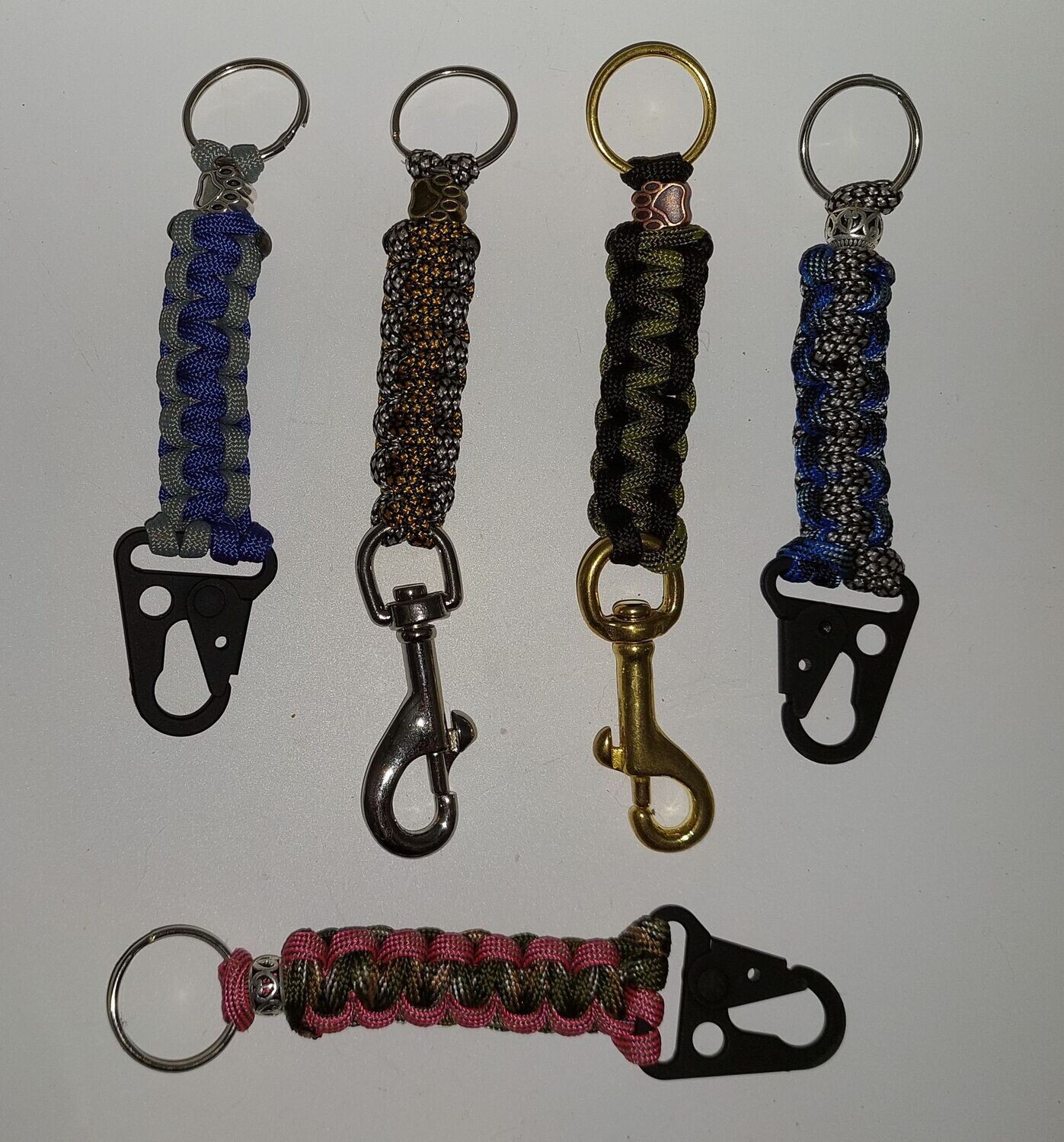 Sleutelhanger  Paracord met musketon