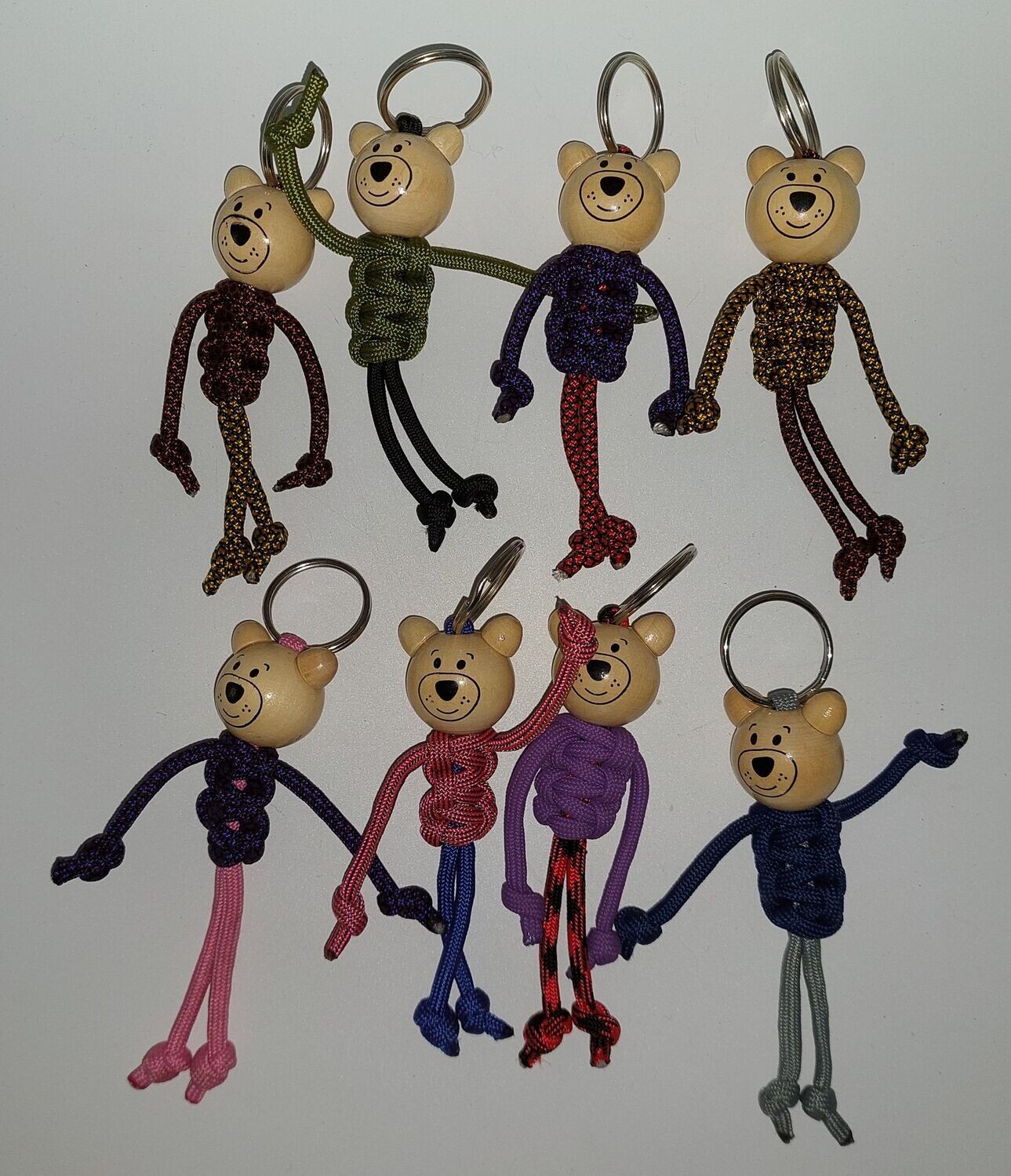 Sleutelhanger  Paracord poppetje