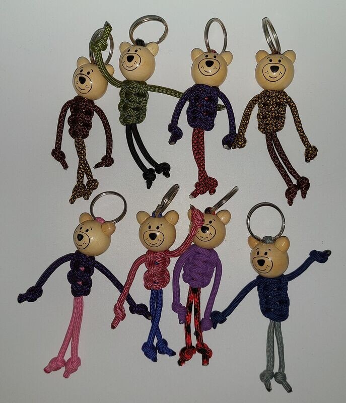 Sleutelhanger  Paracord poppetje