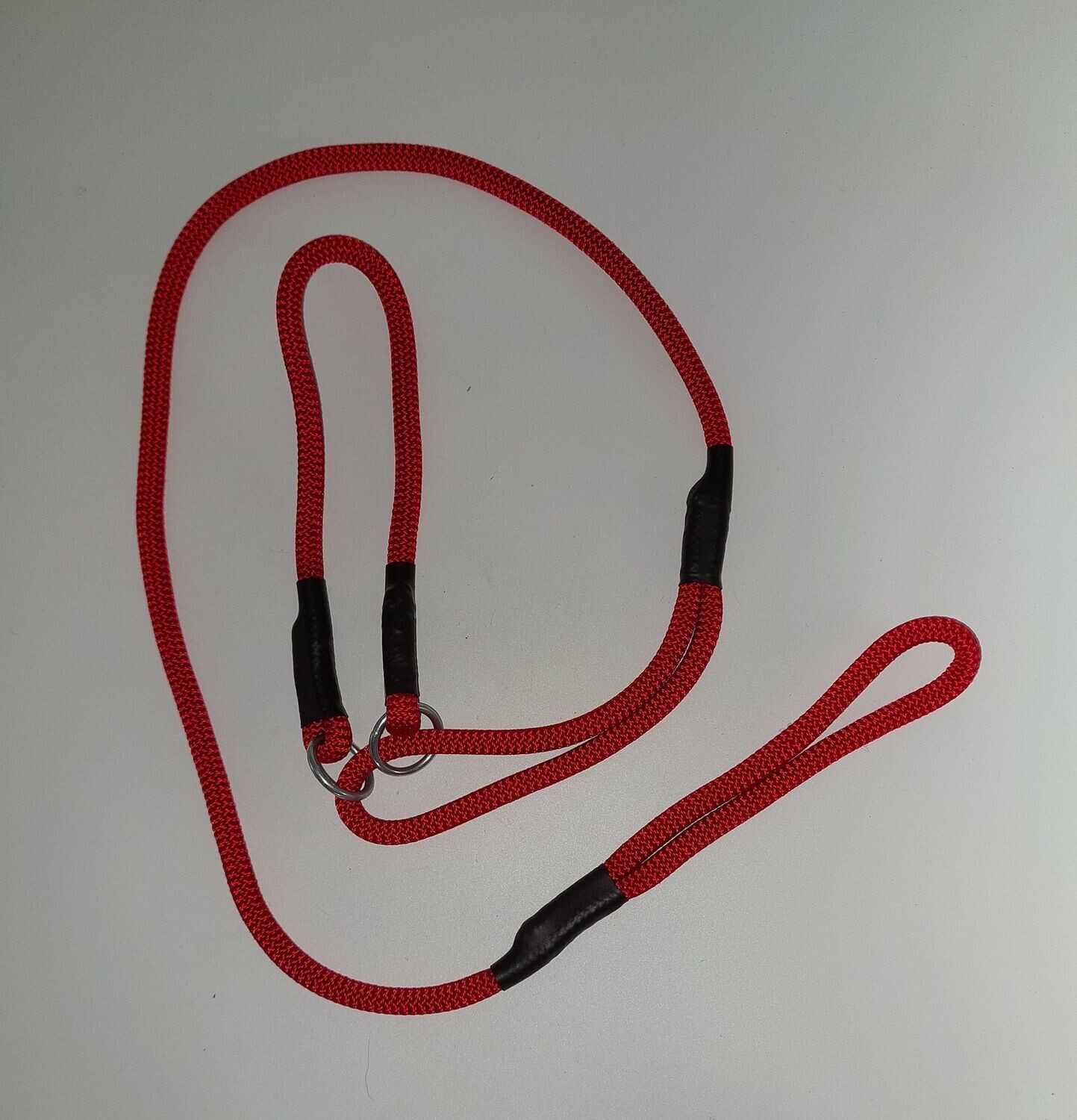 Leiband Half-Check rood
