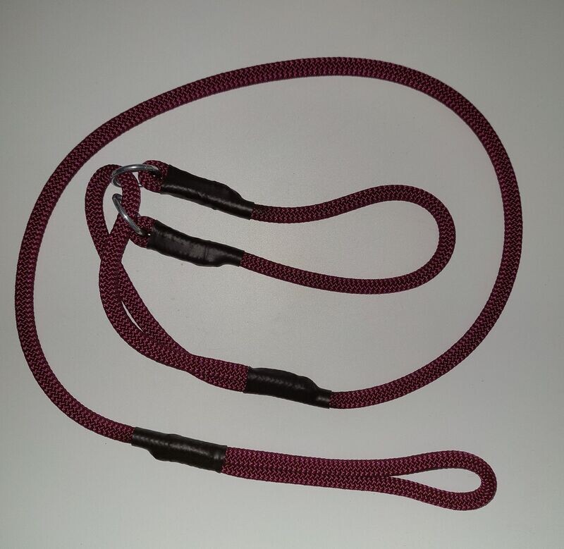 Leiband Half-Check aubergine