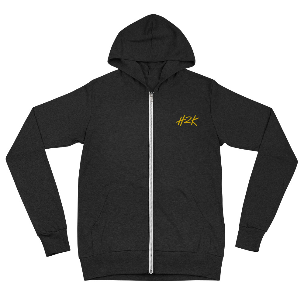 H2K Unisex zip hoodie