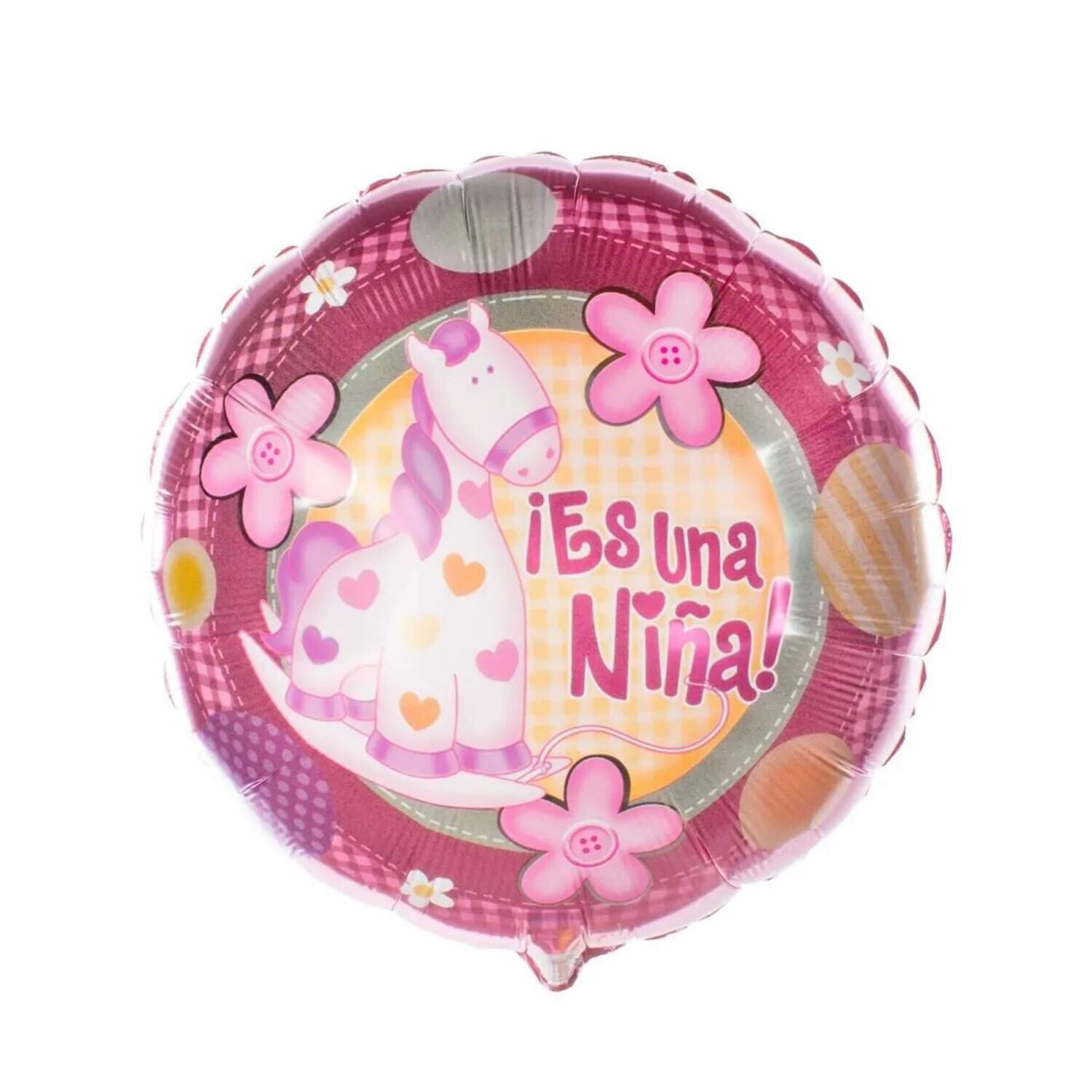 Globo Es una niña 35 cm