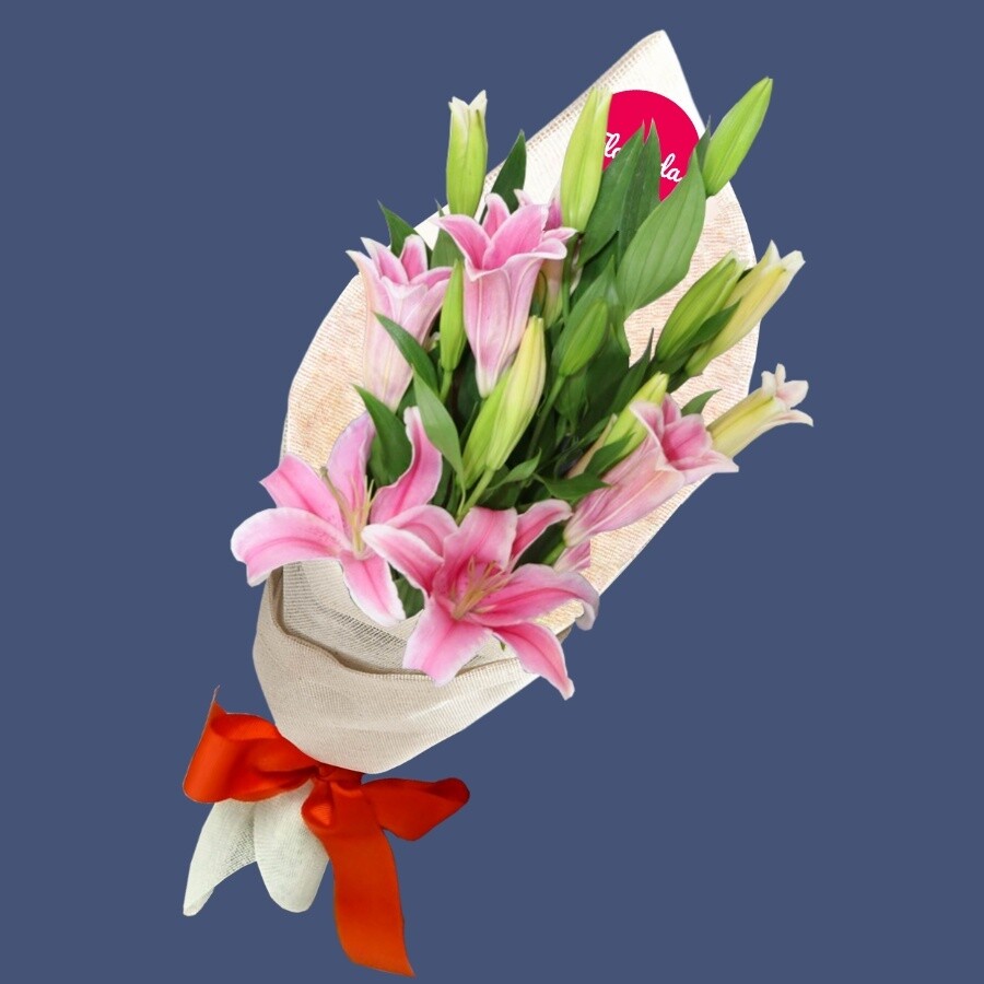 Ramo de 5 Liliums perfumados