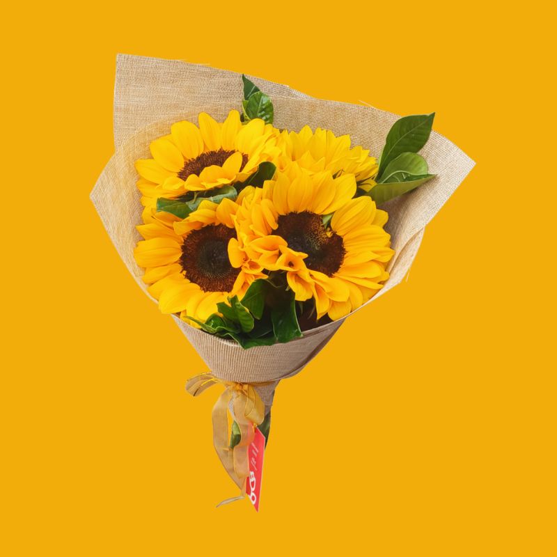 Venta de ramos de girasoles en Lima con entrega a domicilio hoy MERCADO FLORES®