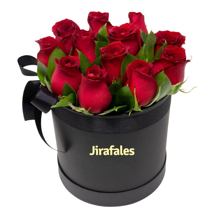 Sombrerera de 12 rosas