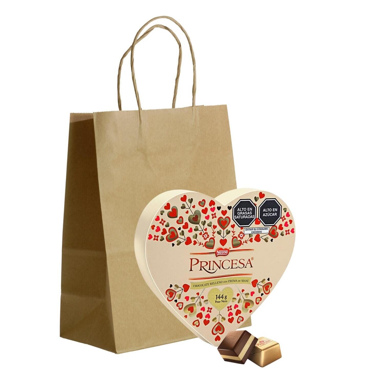 Chocolate Corazón Princesa — 144g