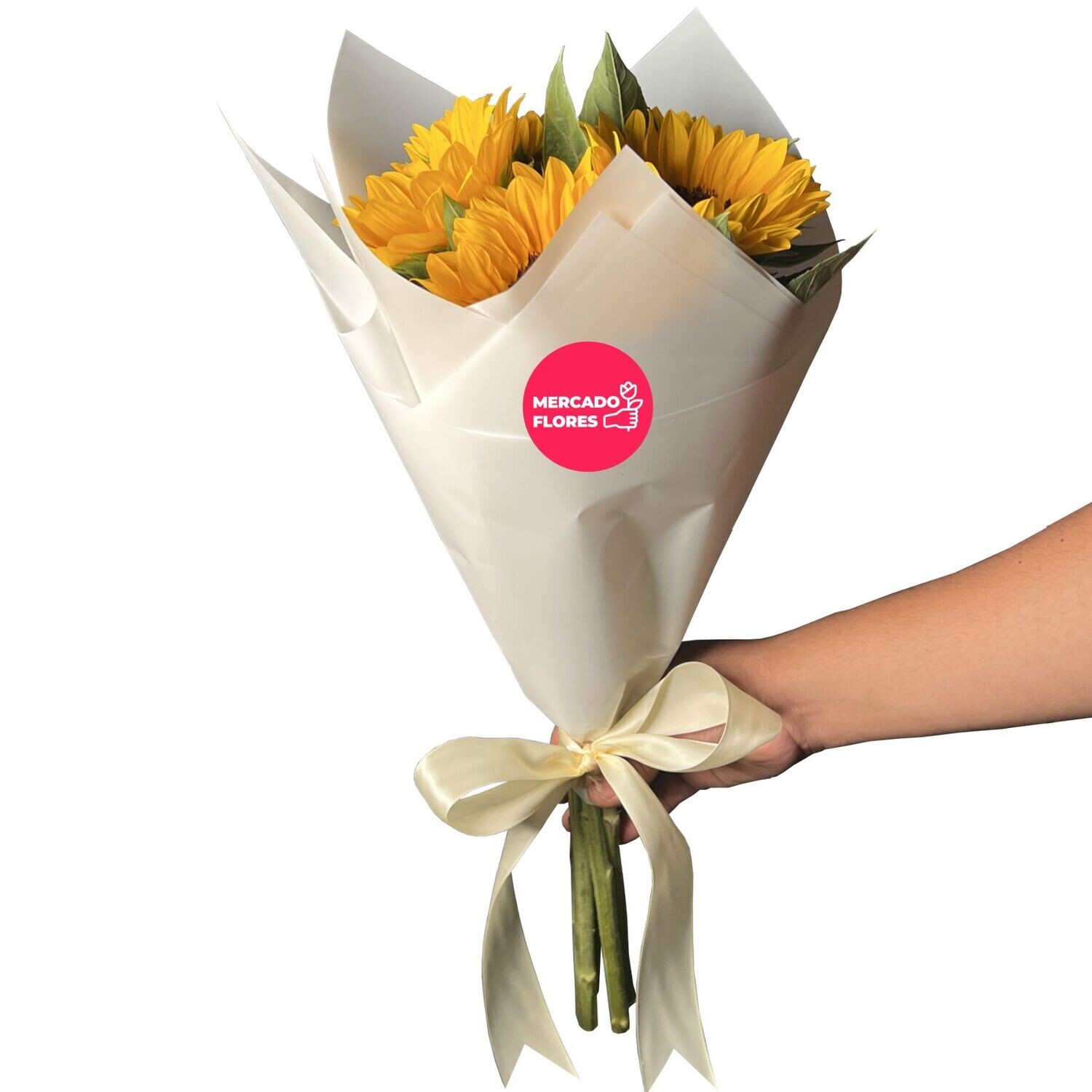 RAMO DE 5 GIRASOLES