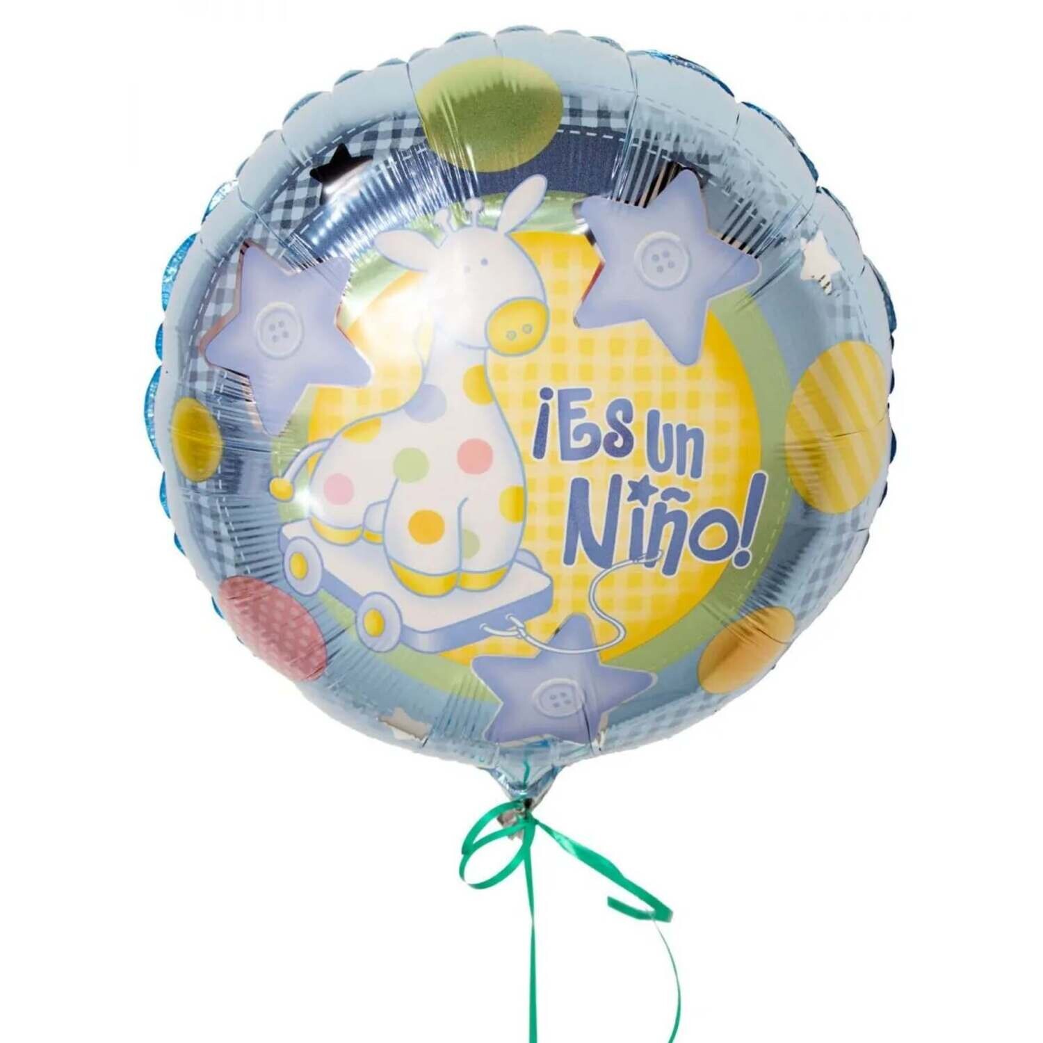 Es Un Niño — Globo Metálico Circular