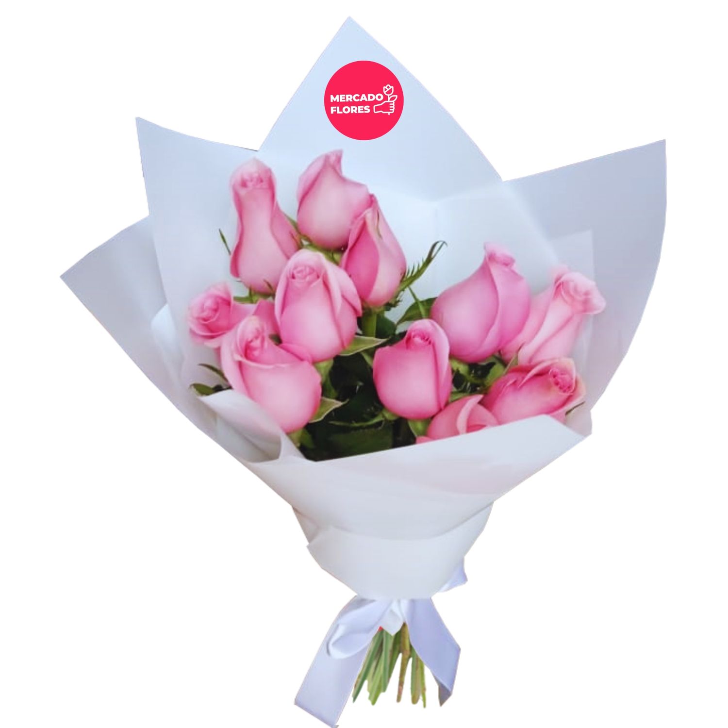 Poise — Ramo de 15 Rosas Rosadas