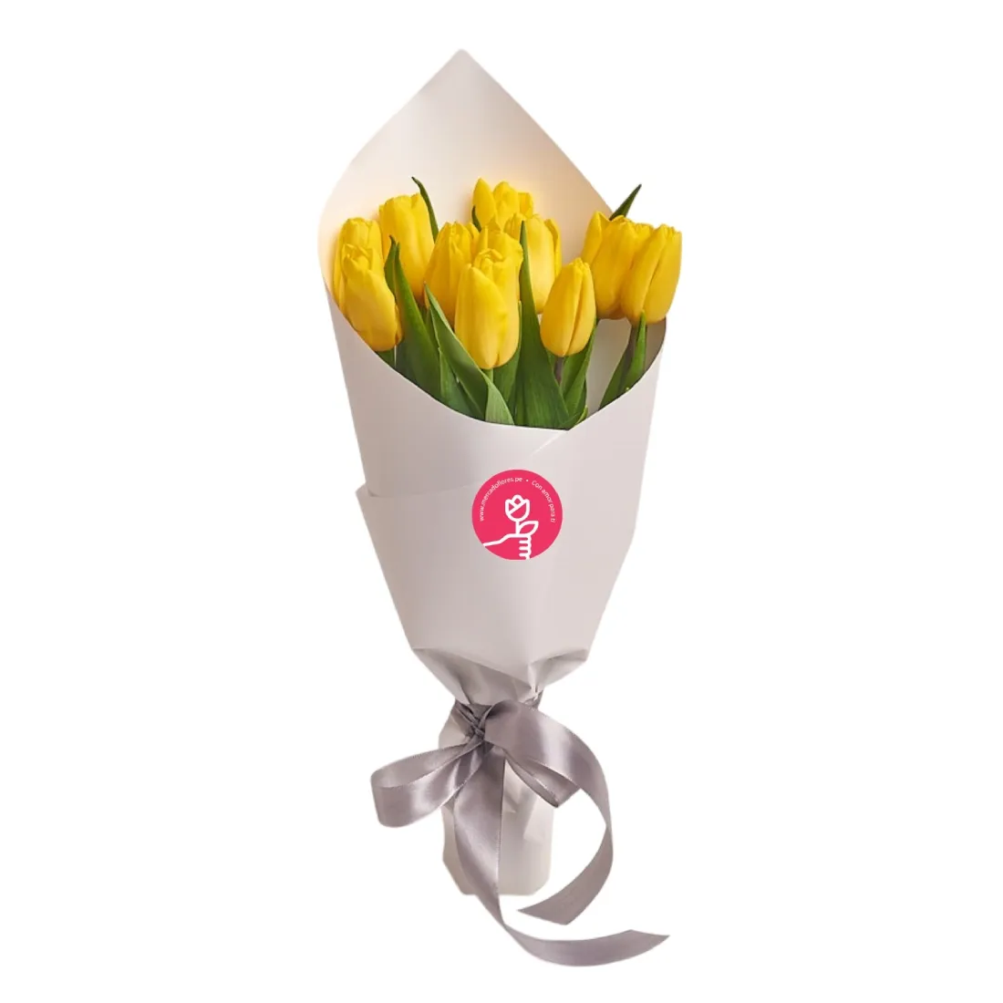 Aurelia — Ramo de 10 Tulipanes Amarillos