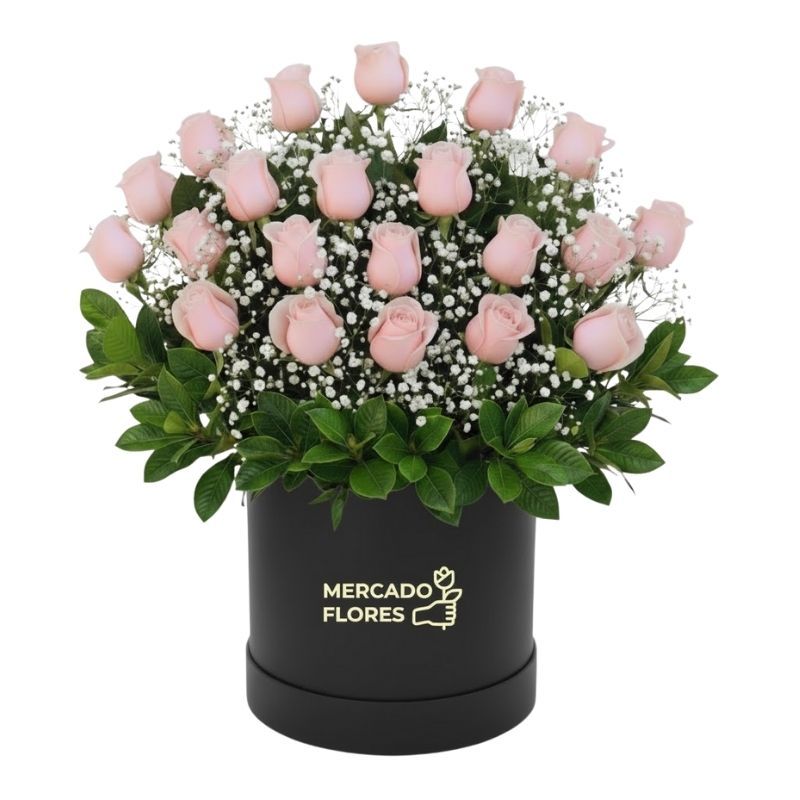 Eterna Memoria — Arreglo de Condolencias con Rosas Rosadas