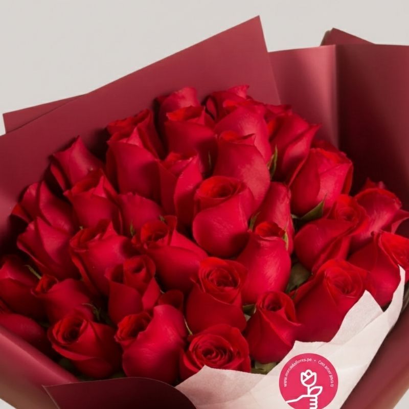 Romance Eterno - Ramo de 36 rosas rojas edición San Valentín