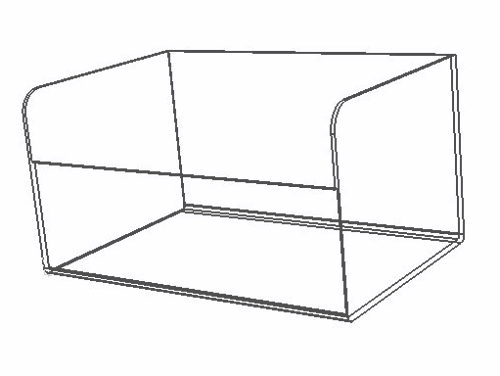 Box låg framkant &quot;mellan&quot;