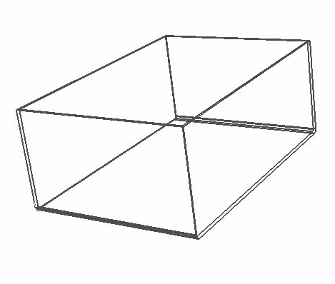 Box rektangel &quot;mellan&quot;