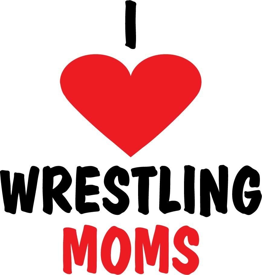 I Heart Wrestling Moms Team Jones Wrestling T-shirt