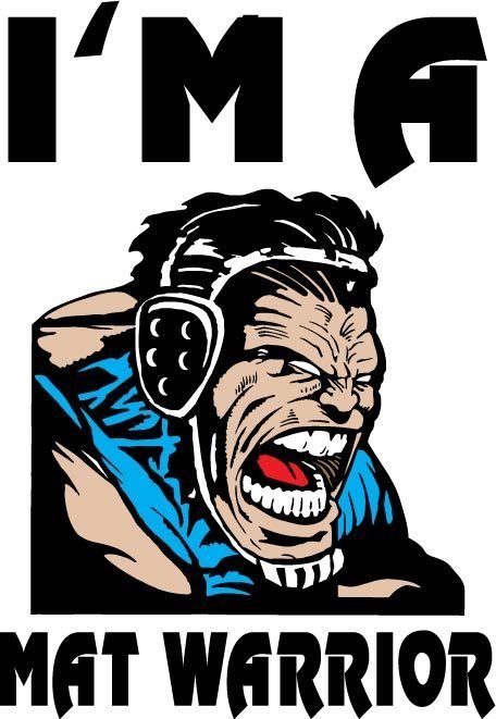 I&#39;m A Mat Warrior Team Jones Wrestling T-shirt