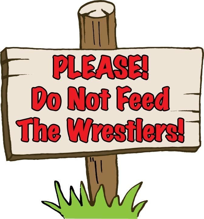 Please Do Not Feed The Wrestlers Team Jones Wrestling T-shirt