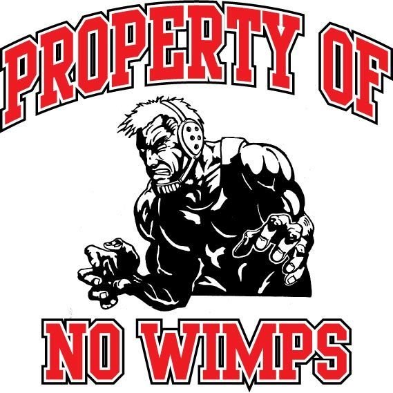 Property of No Wimps Team Jones Wrestling T-shirt