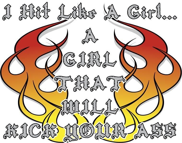 I Hit Like A Girl Team Jones Wrestling T-shirt