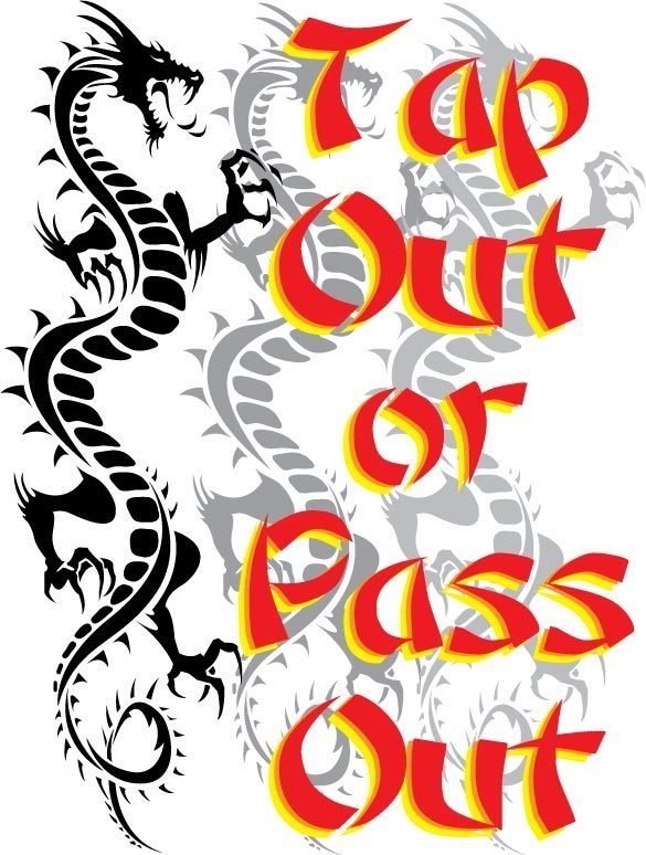 Tap Out Or Pass Out Team Jones Wrestling T-shirt
