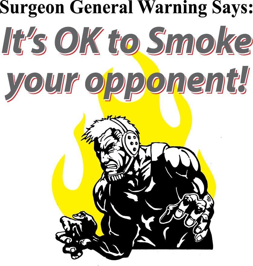 It&#39;s OK To Smoke Your Opponent Team Jones Wrestling T-shirt