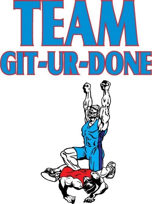 Team Git-Ur-Done Team Jones Wrestling T-shirt