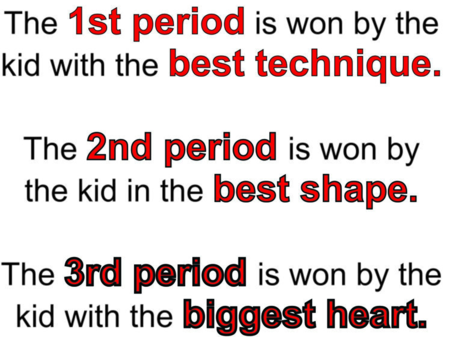 1st Period, 2nd Period, 3rd Period Team Jones Wrestling T-shirt