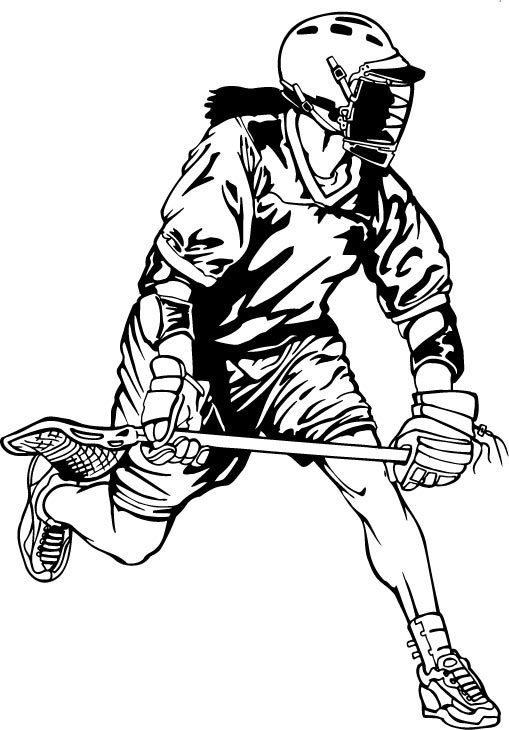 Lacrosse Player Image Team Jones Lacrosse T-Shirt