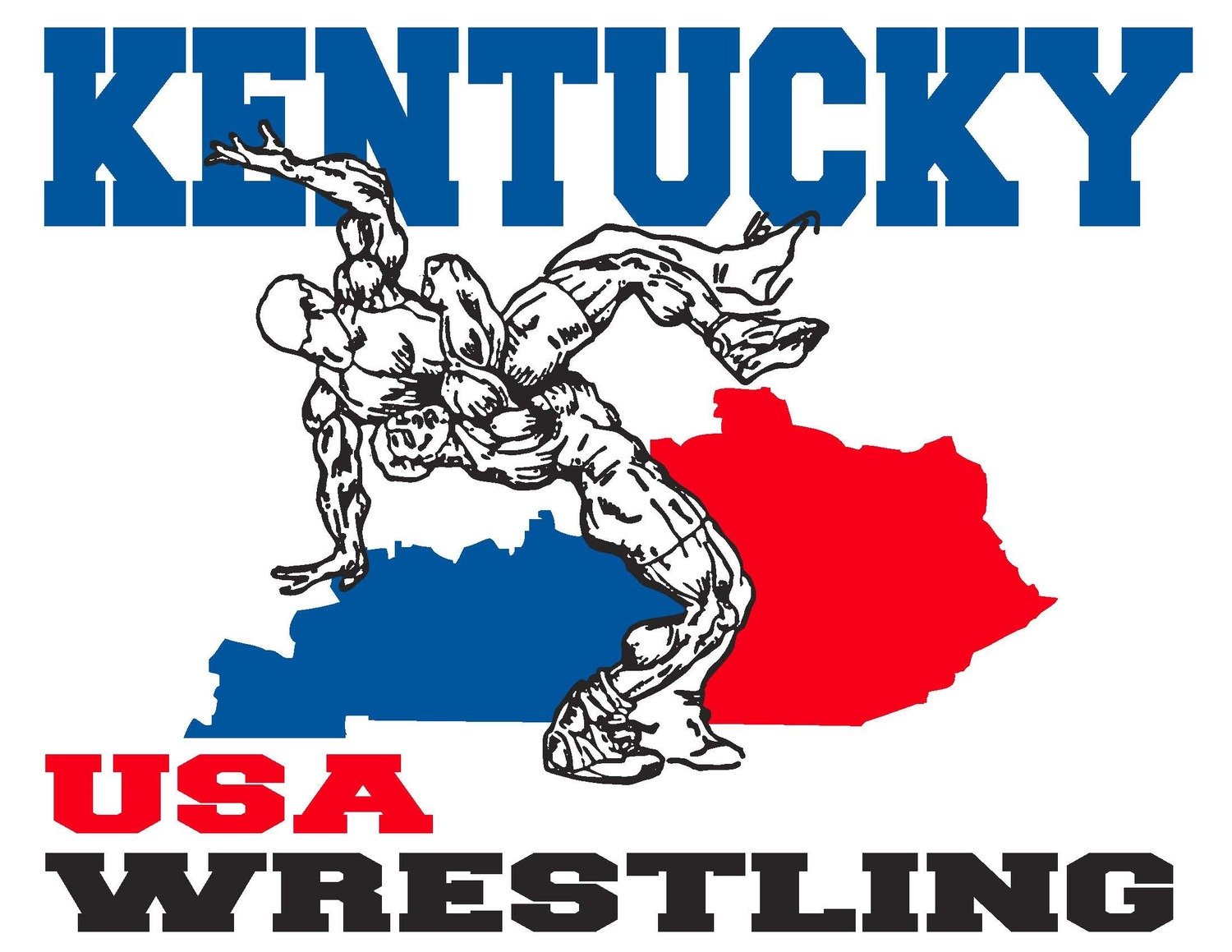 Kentucky USA Wrestling Team Jones Wrestling T-shirt