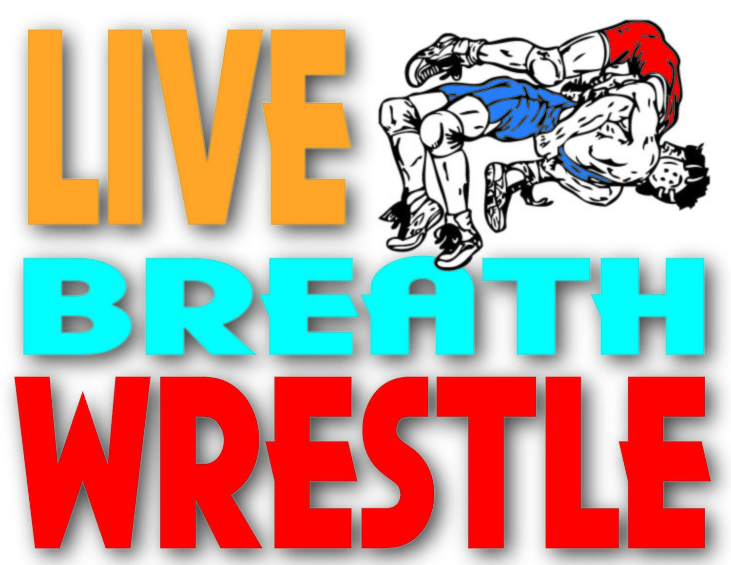 Live Breath Wrestle Team Jones Wrestling T-shirt