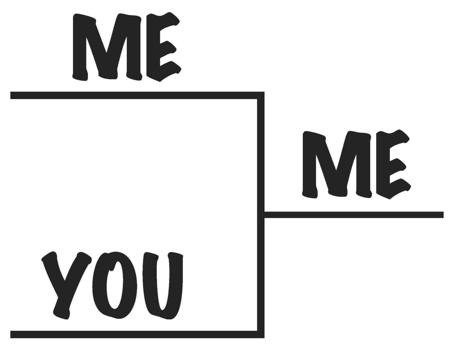 Me You Me Team Jones Wrestling T-shirt