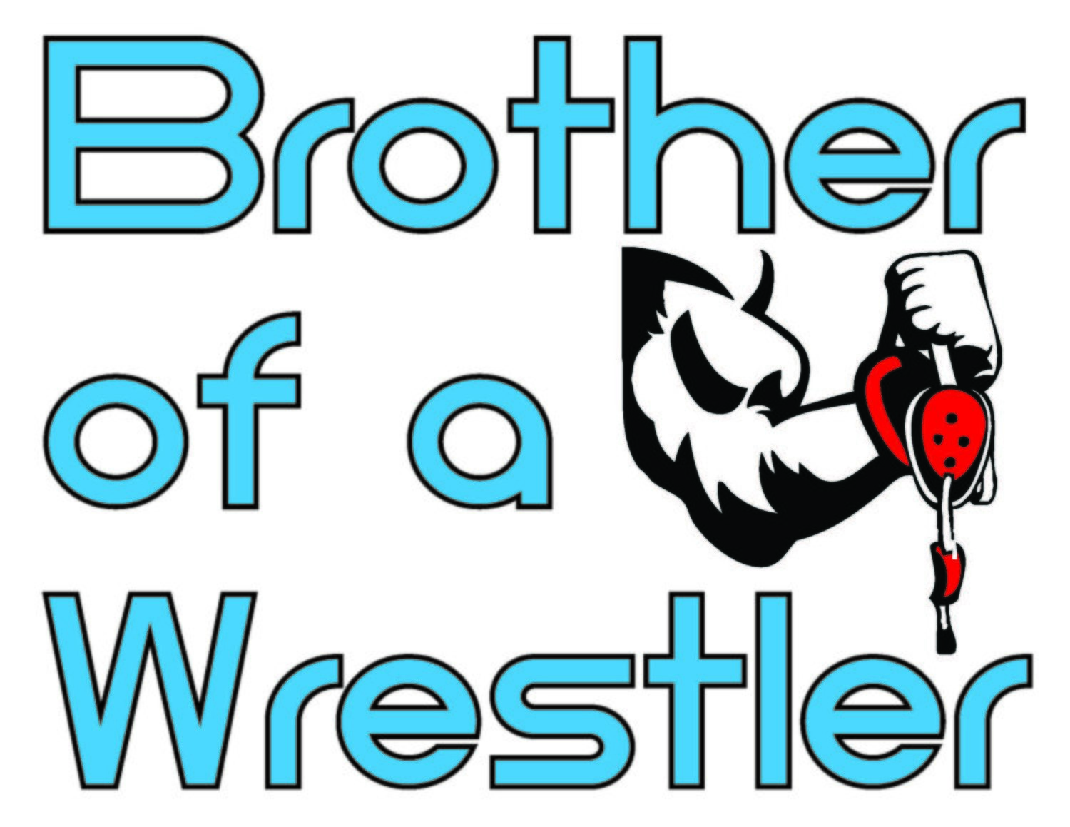 Brother Of A Wrestler Team Jones Wrestling T-Shirt