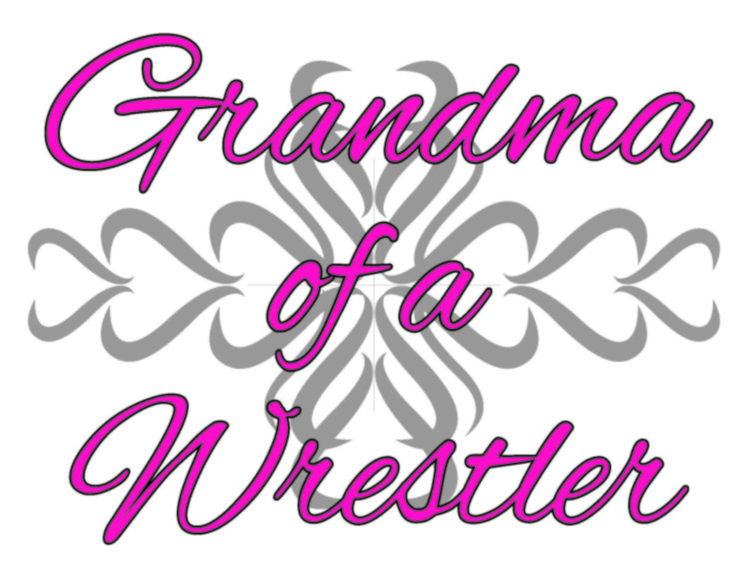 Grandma Of A Wrestler Team Jones Wrestling T-Shirt