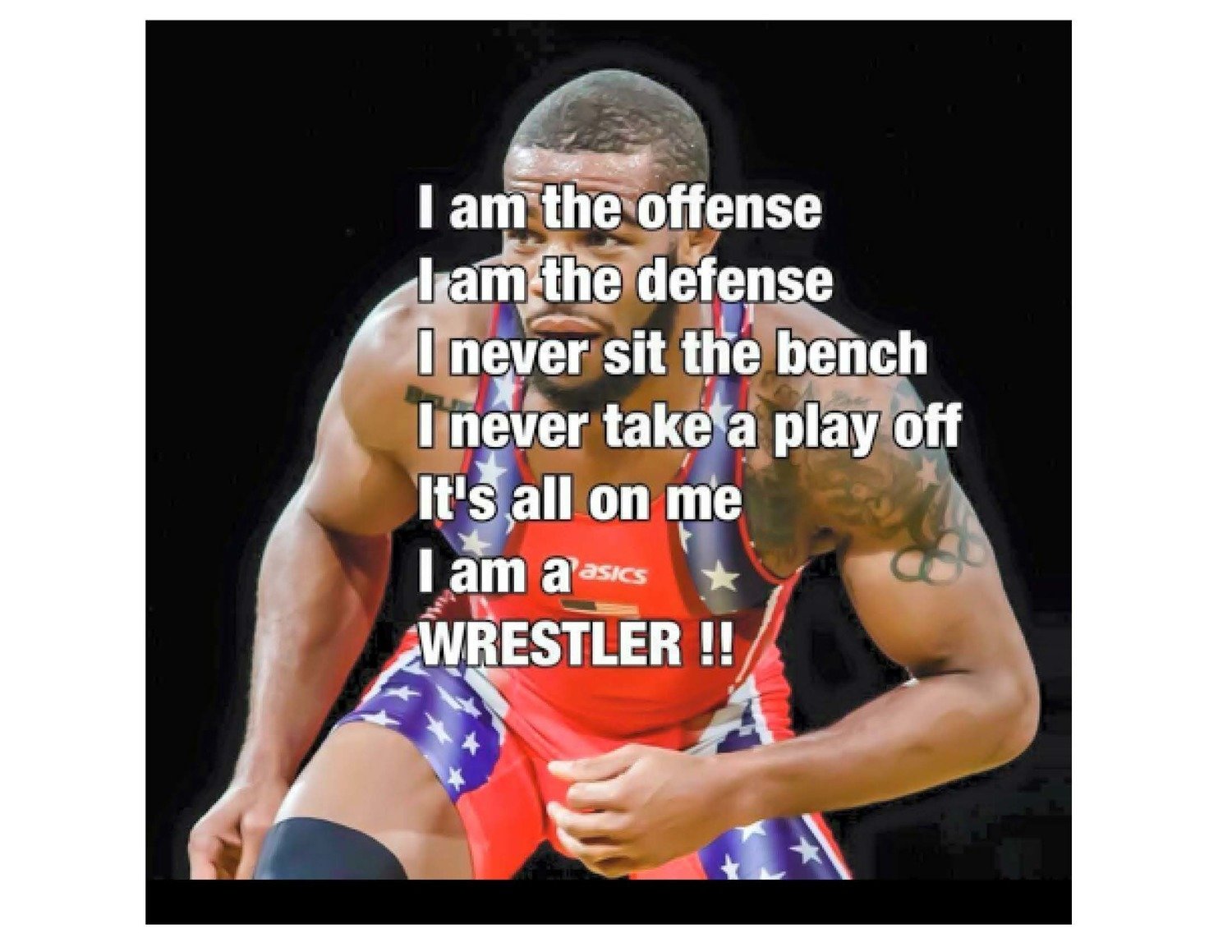 I Am The Offense I Am The Defense Team Jones Wrestling T-Shirt