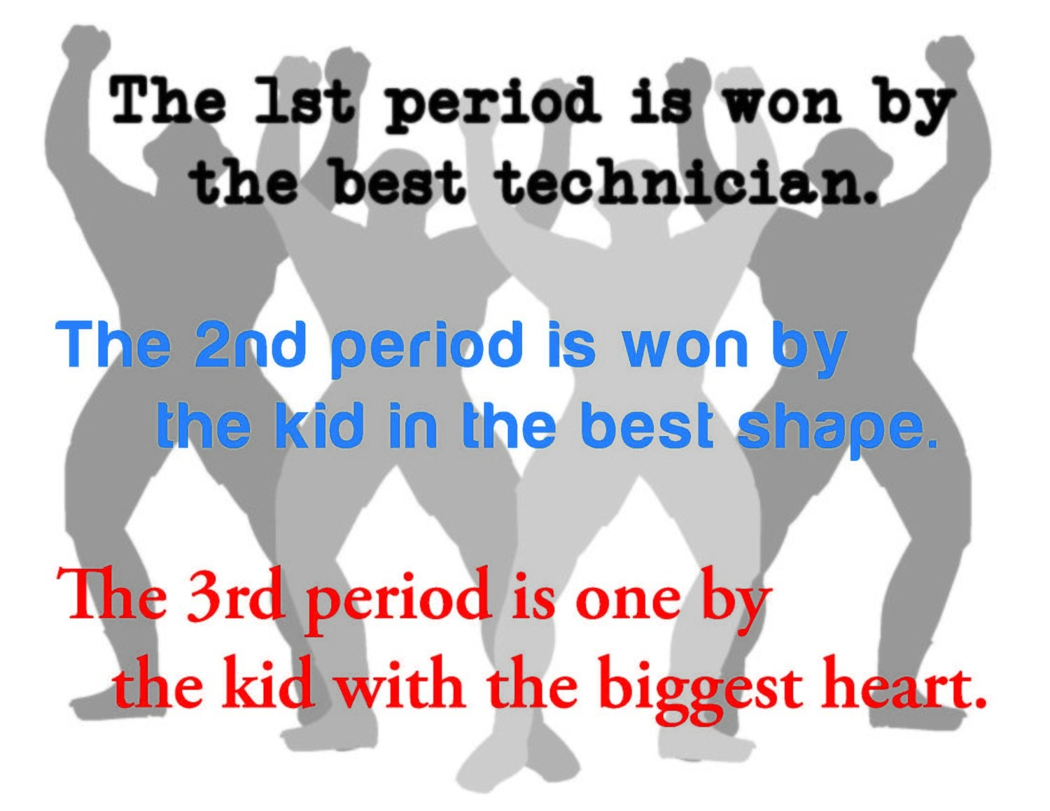 The 1st Period Is Won By The Best Technician Team Jones Wrestling T-Shirt