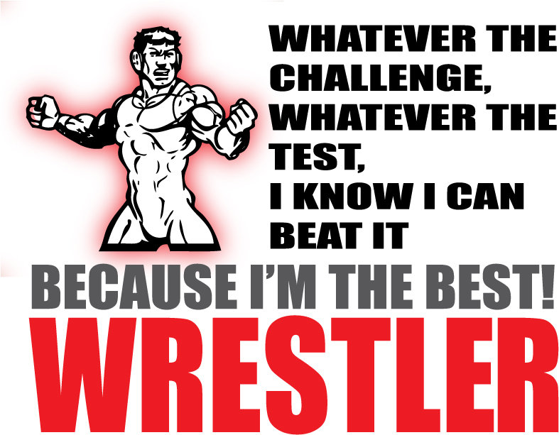Because I&#39;m The Best Wrestler Team Jones Wrestling T-Shirt