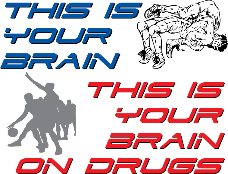 This Is Your Brain, This Is Your Brain On Drugs Team Jones Wrestling T-Shirt