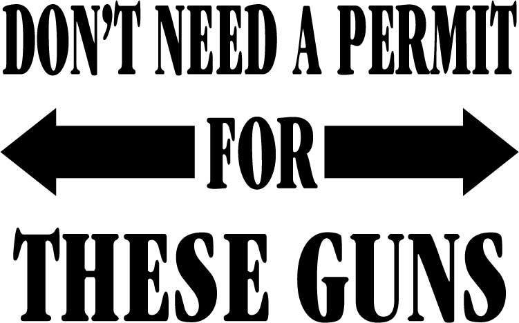 Don&#39;t Need A Permit For These Guns Team Jones Wrestling T-Shirt